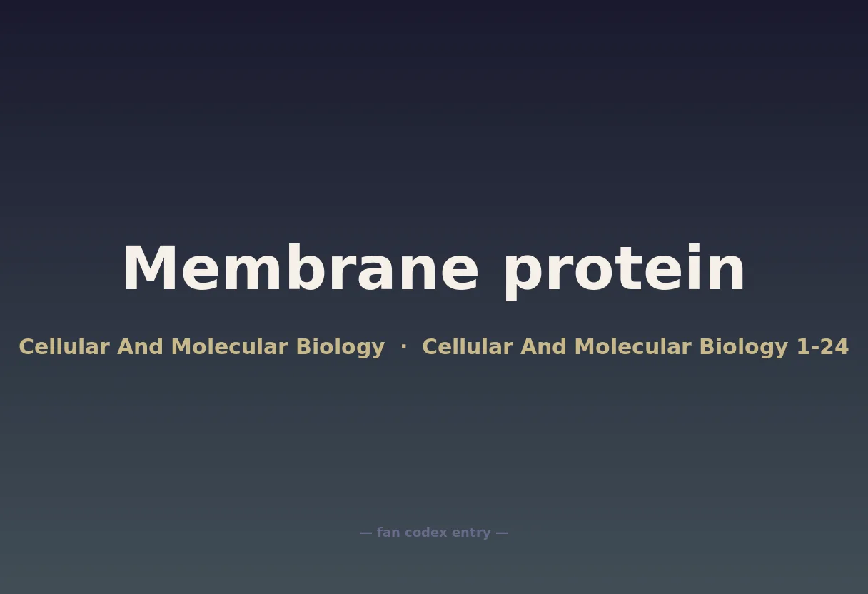 Membrane protein