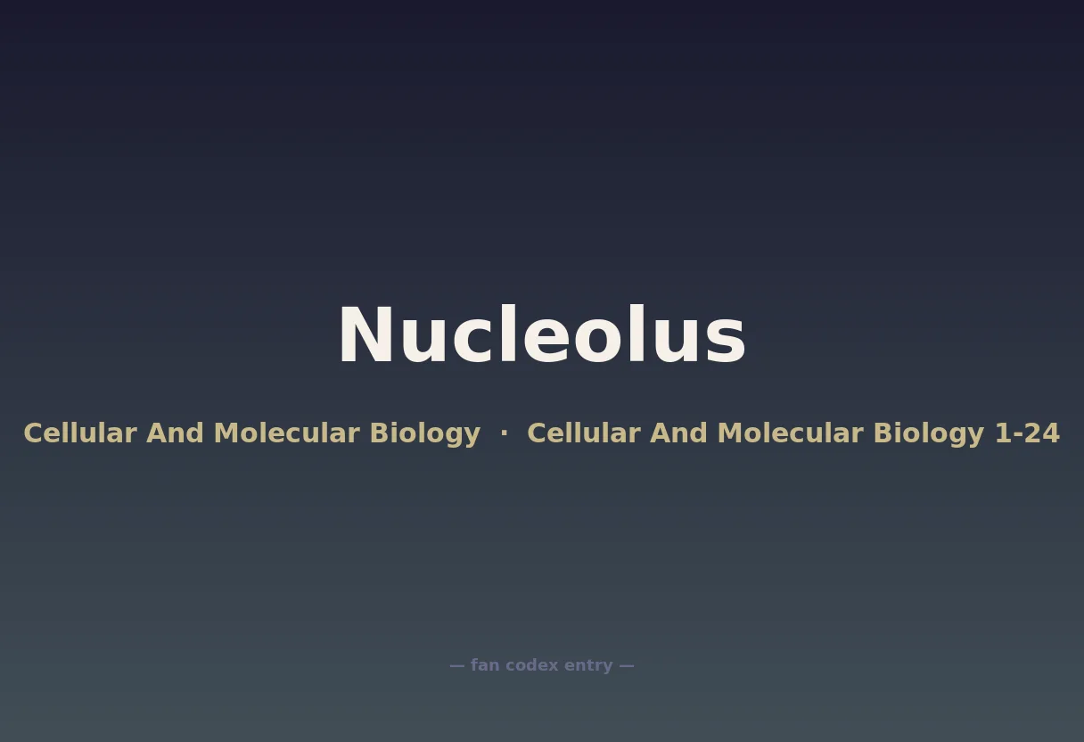 Nucleolus