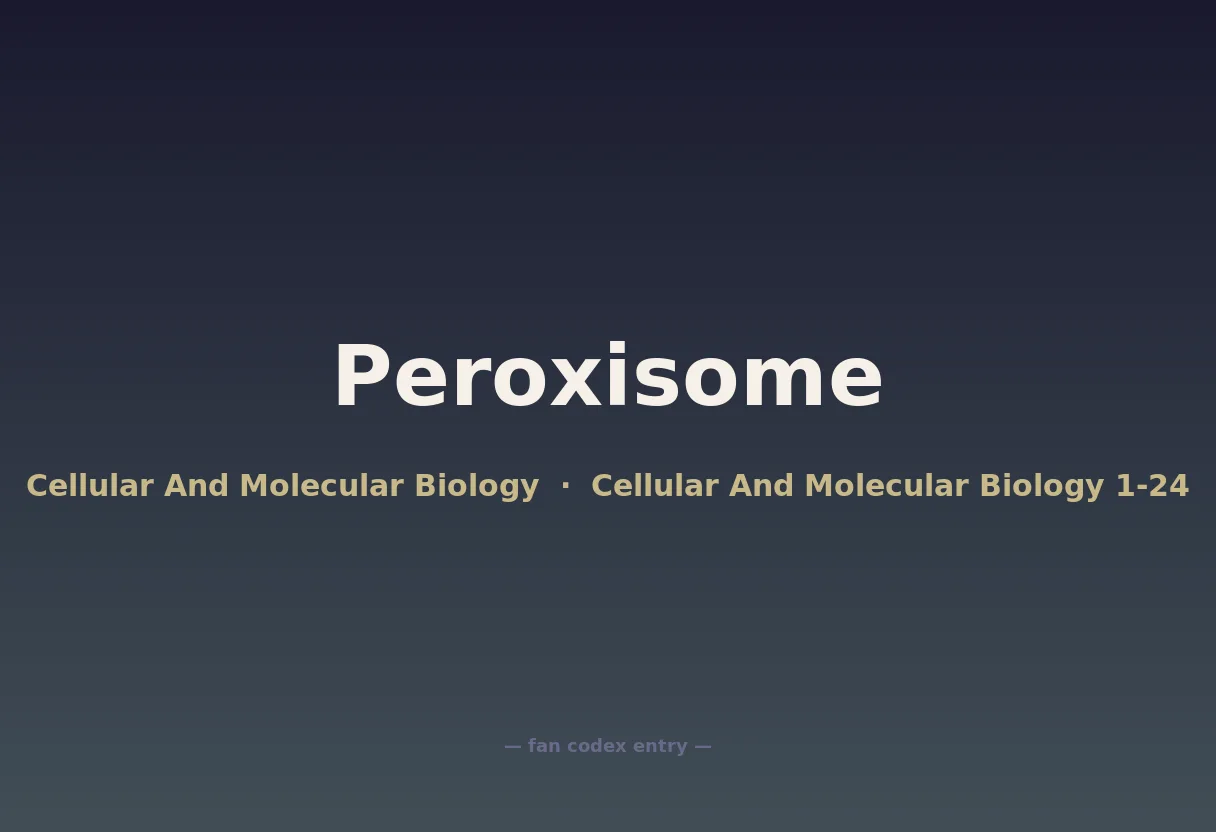 Peroxisome