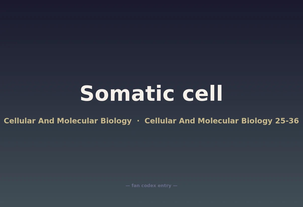 Somatic cell