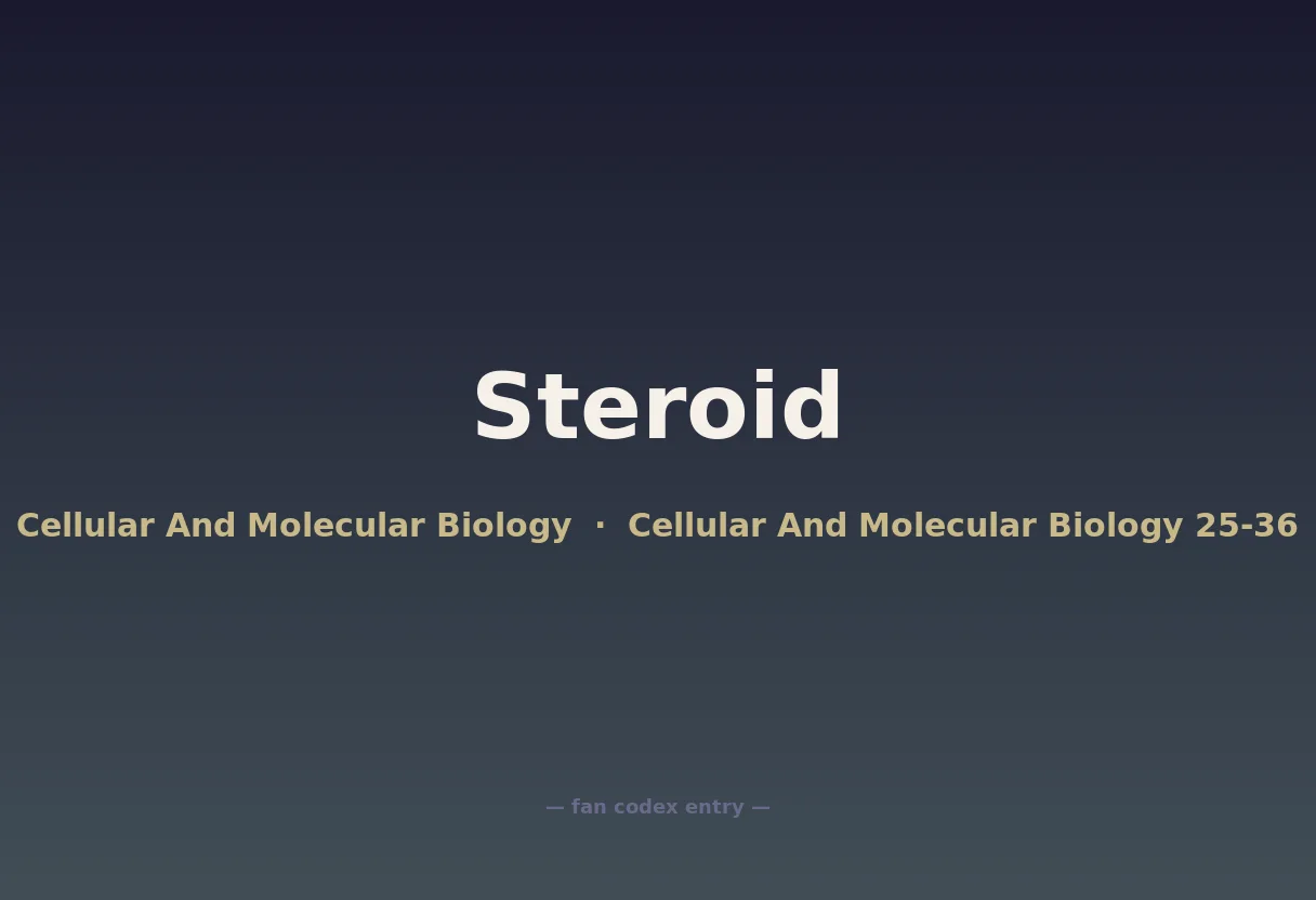 Steroid